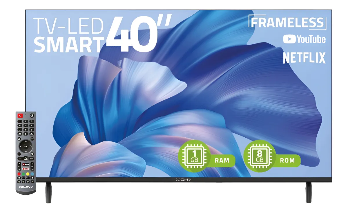 TV Led Framless 40" Smart TV